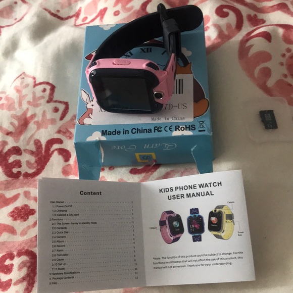 kids phone watch instruction